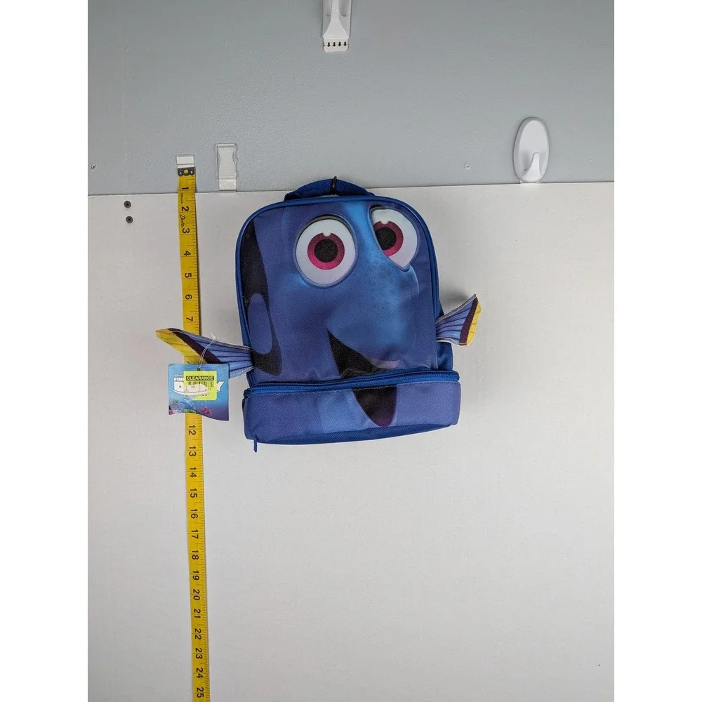 Disney Pixar Finding Dory Blue Insulated Dual Compartment Lunch Bag NWT